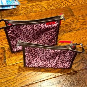 DKNY Make up bags SET OF TWO